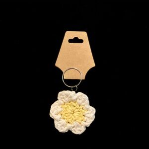 Flower Keychain | Handmade Crochet Keychain